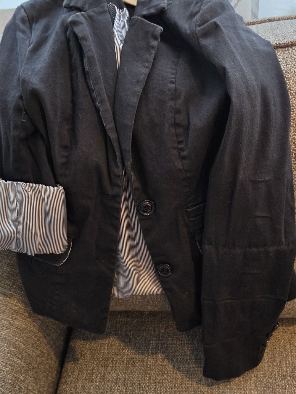 Woman Black Blazer Jacket - Versatile Casual Blazer